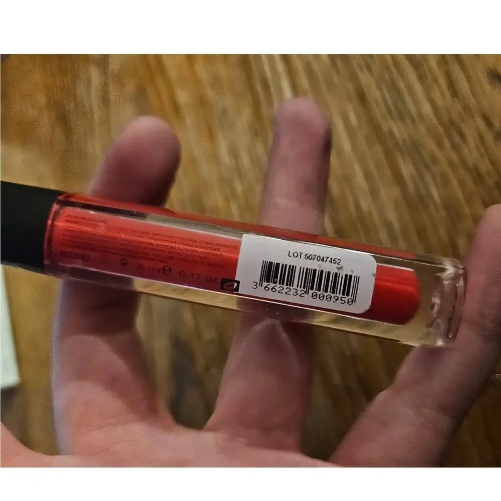 NEW! De Bruyere Paris Red Lip Gloss .17 Oz